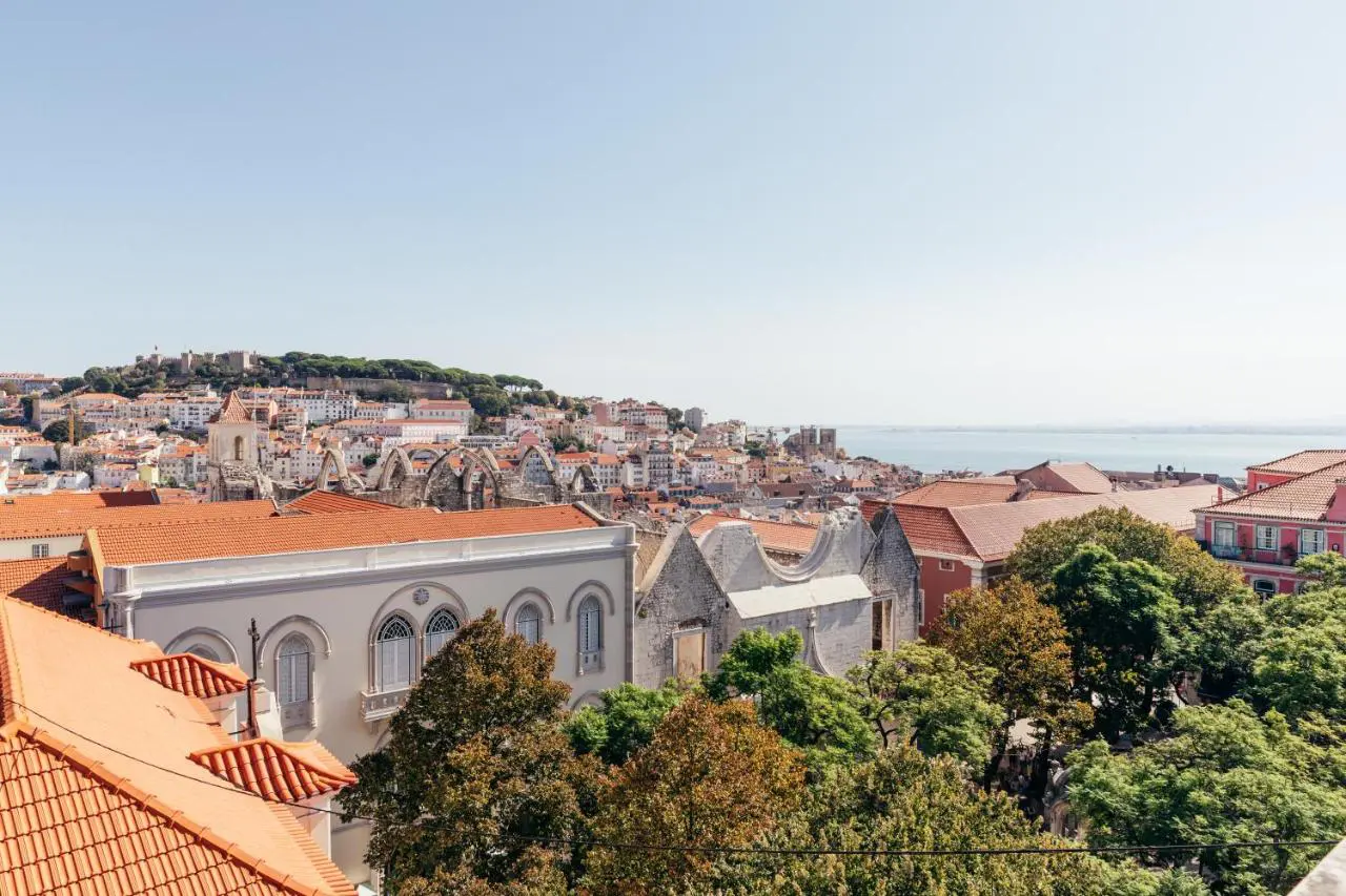 Lisbon view from Lisboa Carmo Hotel 